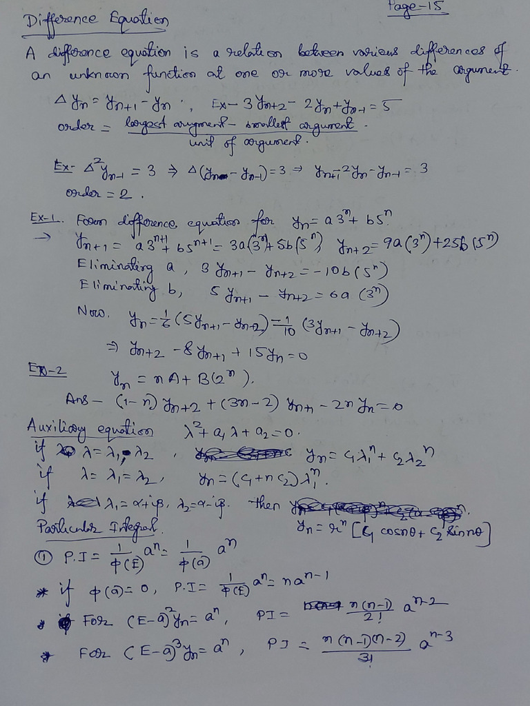 Maths Notes 4 | PDF