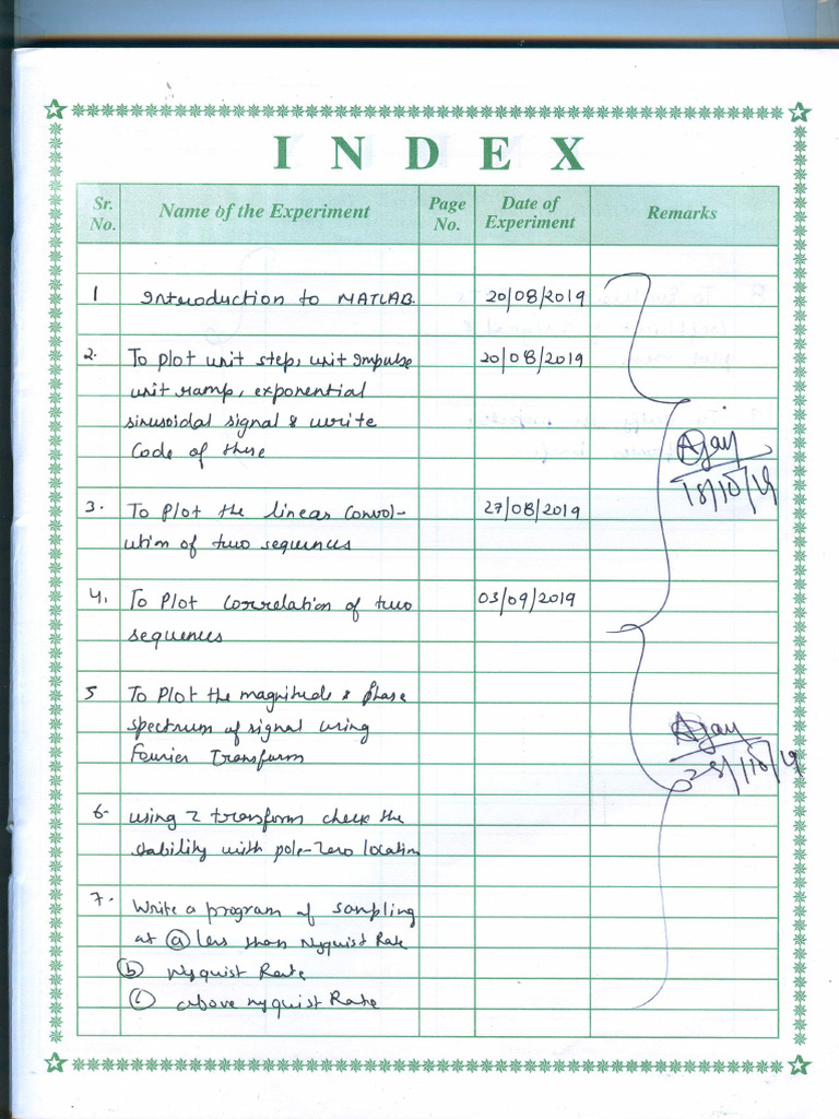 Practical File S&S Lab | PDF