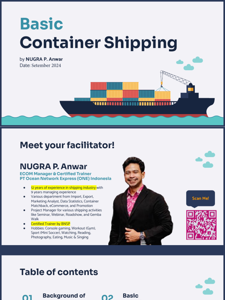 Basic Container Shipping - Sept 2024 | PDF | Containerization | Port