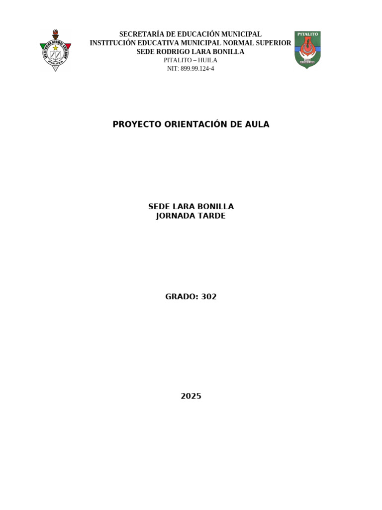 Proyecto de Convivencia Escolar 2025 | PDF | Las emociones | Escuelas
