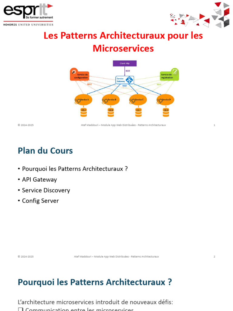 Patterns Architecturaux des Microservices | PDF | Internet | Internet ...