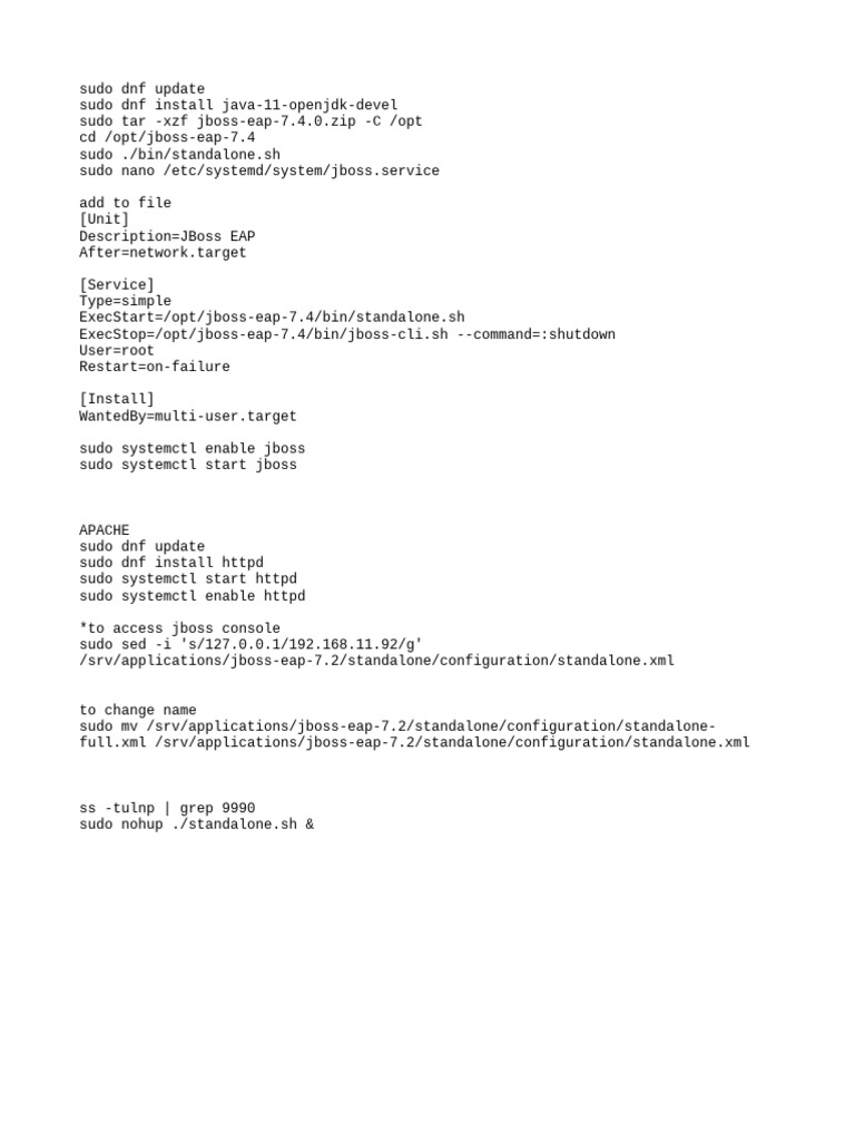 JBoss EAP 7.4 Installation Guide | PDF