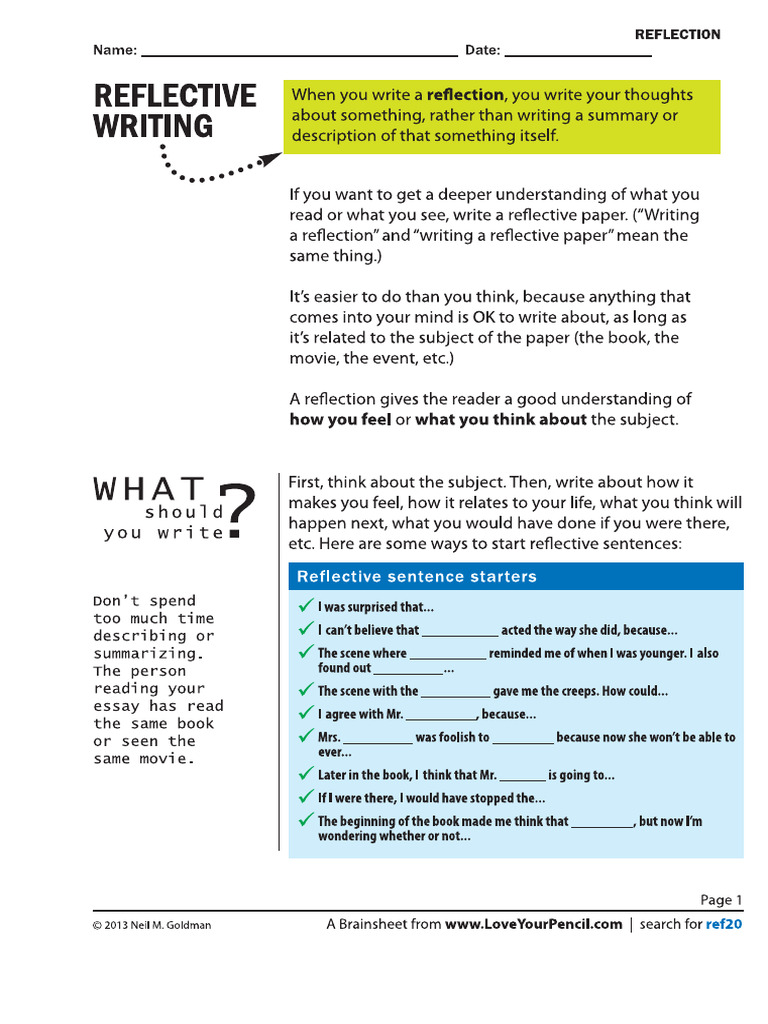 Reflection Reading | PDF