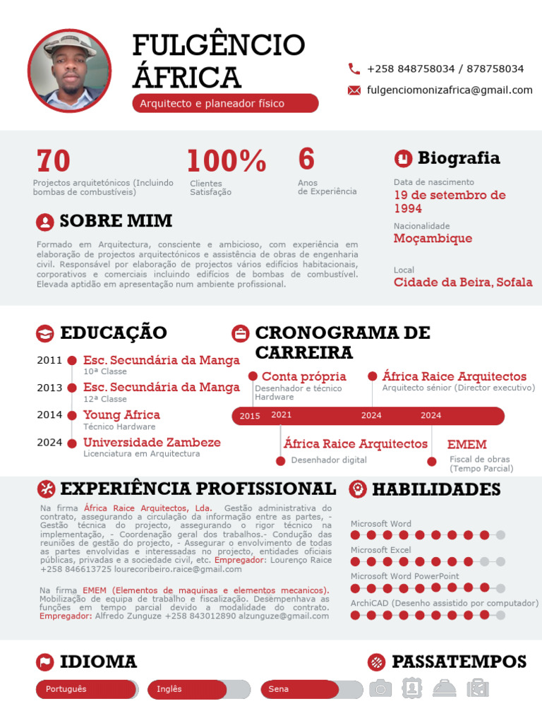 Arquiteto Fulg ncio Projetos E Experi ncia PDF