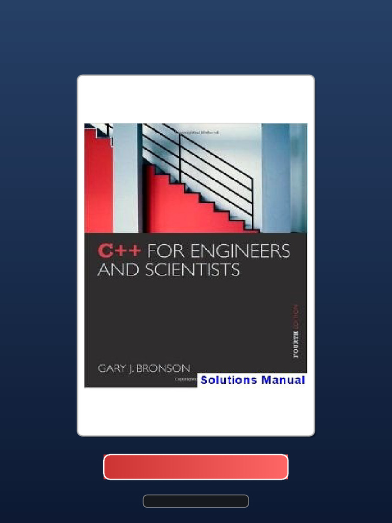C For Engineers and Scientists 4th Edition Bronson Digital Access | PDF | Multiple Choice | Science