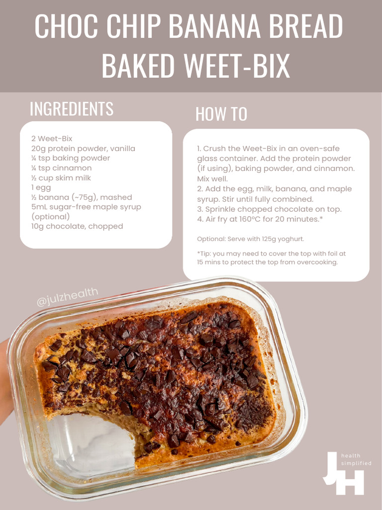 Choc Chip Baked Weet-Bix | PDF