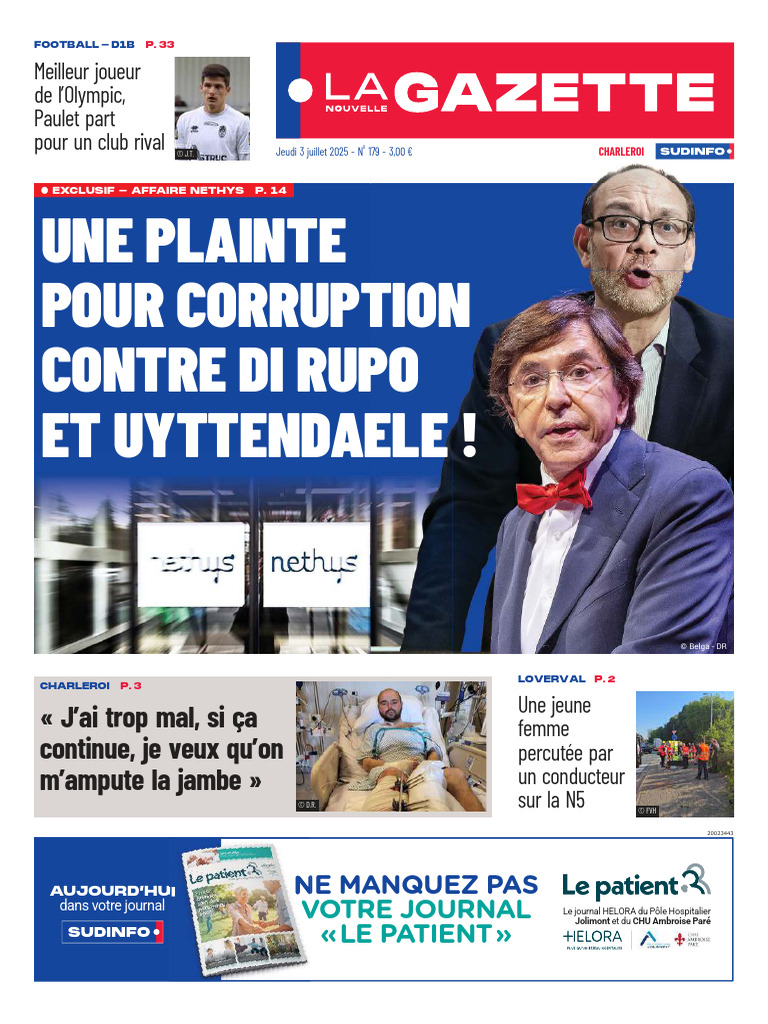 La Gazette 20250703, CHARLEROI, 1 | PDF