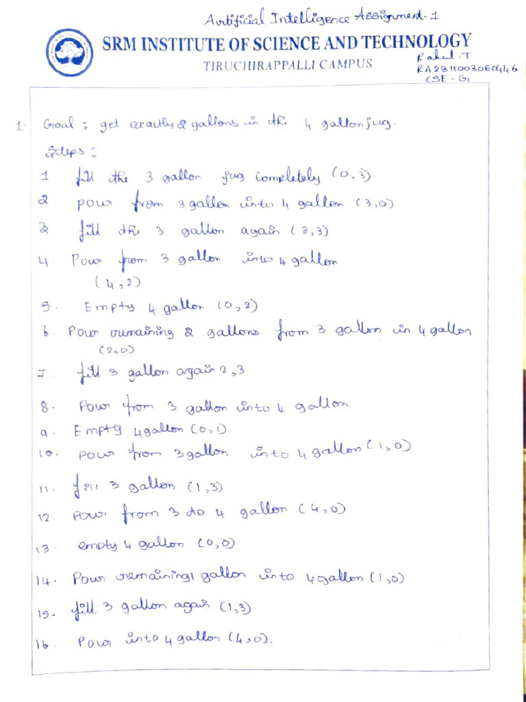 Ai Assignment 1 | PDF