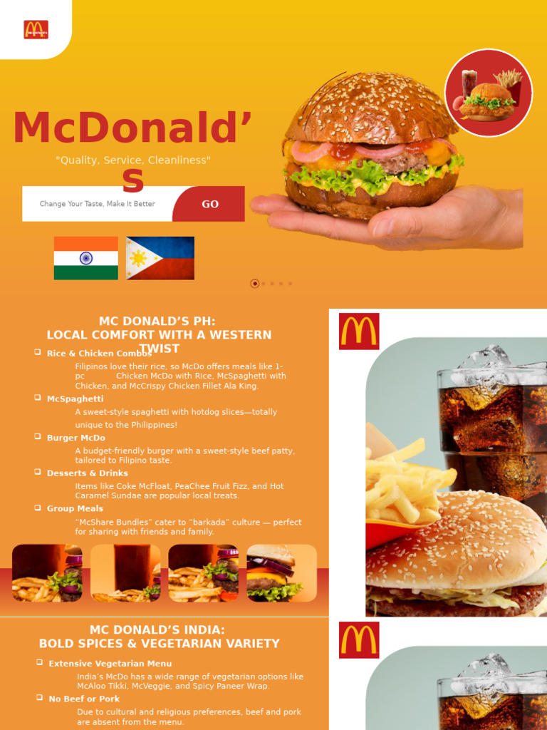 McDonald's Menu Localization in Asia | PDF | Foods | Cuisine