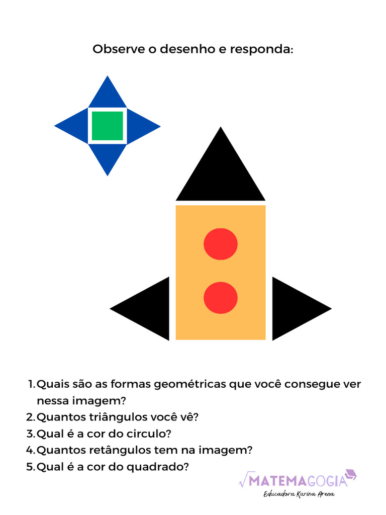 Identificação de Formas e Cores | PDF
