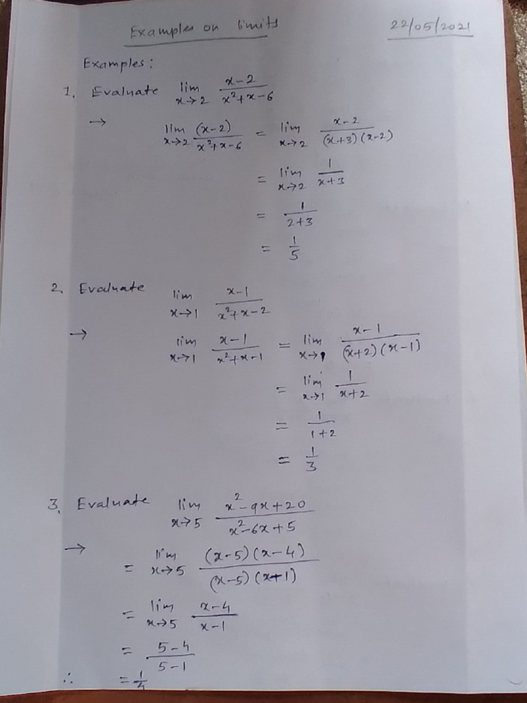 Limits 1 | PDF