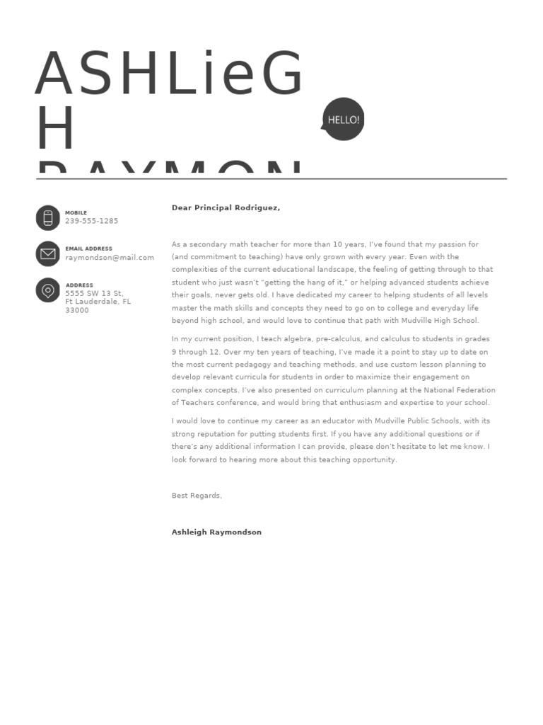 Lithy Resume Cover-Letter | PDF