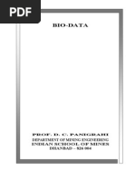Download CV of Prof DC Panigrahi by Abhishek Maurya SN88431859 doc pdf