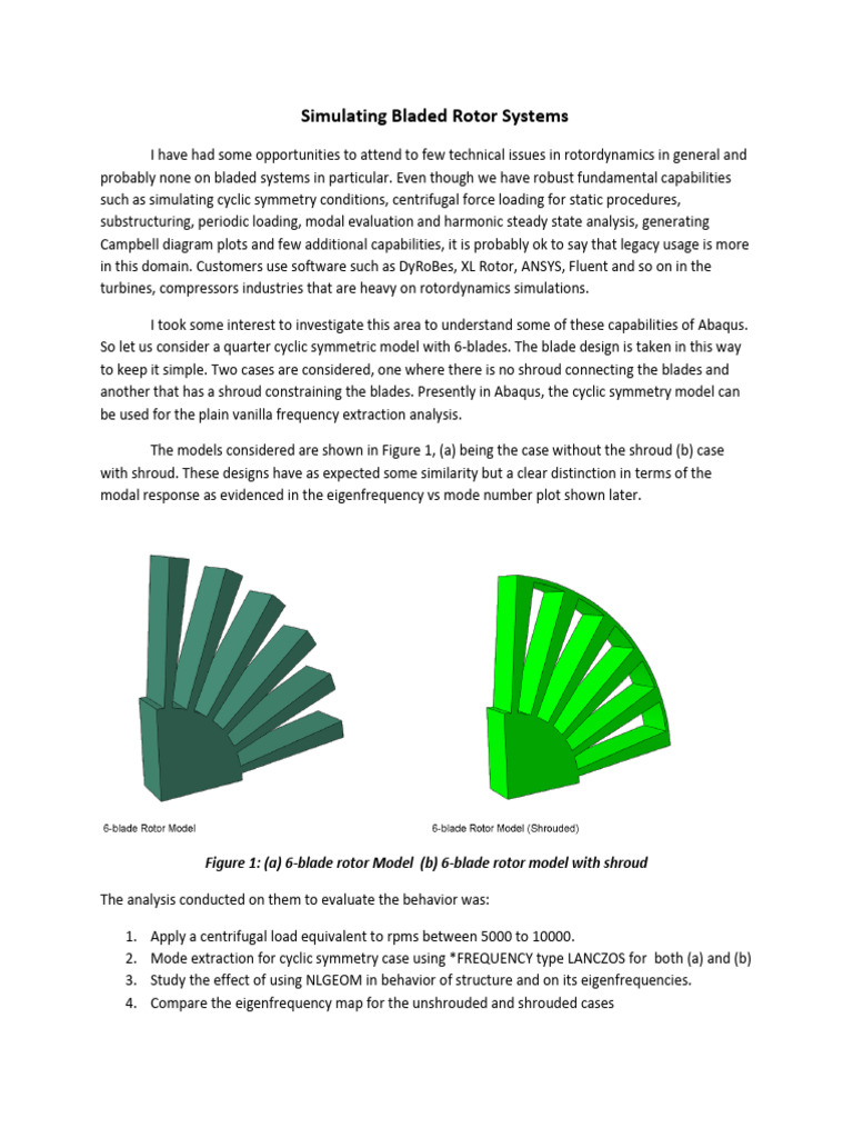 Simulating Bladed Rotor Systems | PDF | Turbine | Normal Mode