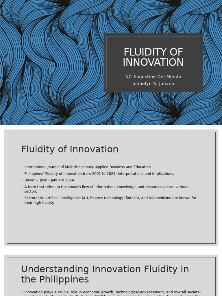 Fluidity of Innovation | PDF | Innovation | Reynolds Number