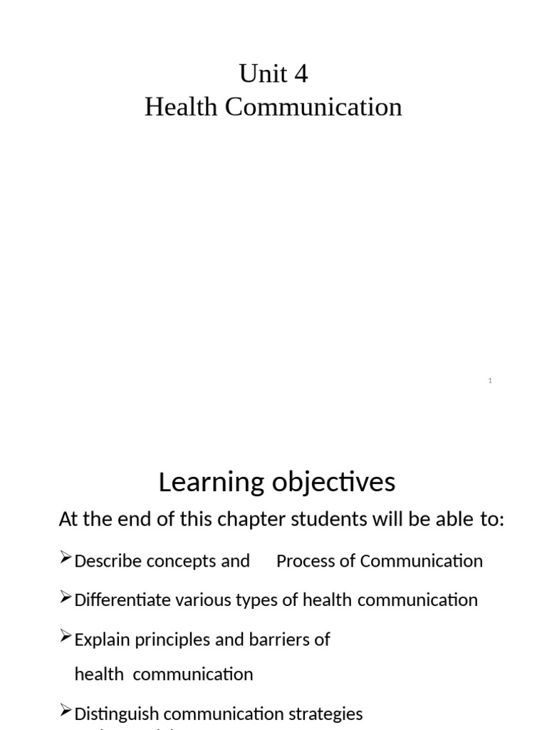 Health Communication Strategies Explained | PDF | Communication ...