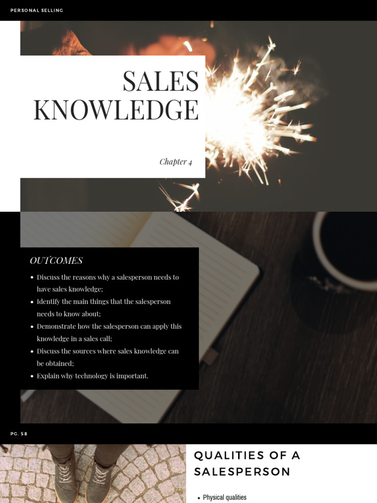 Essential Sales Knowledge for Success | PDF | Sales | Knowledge