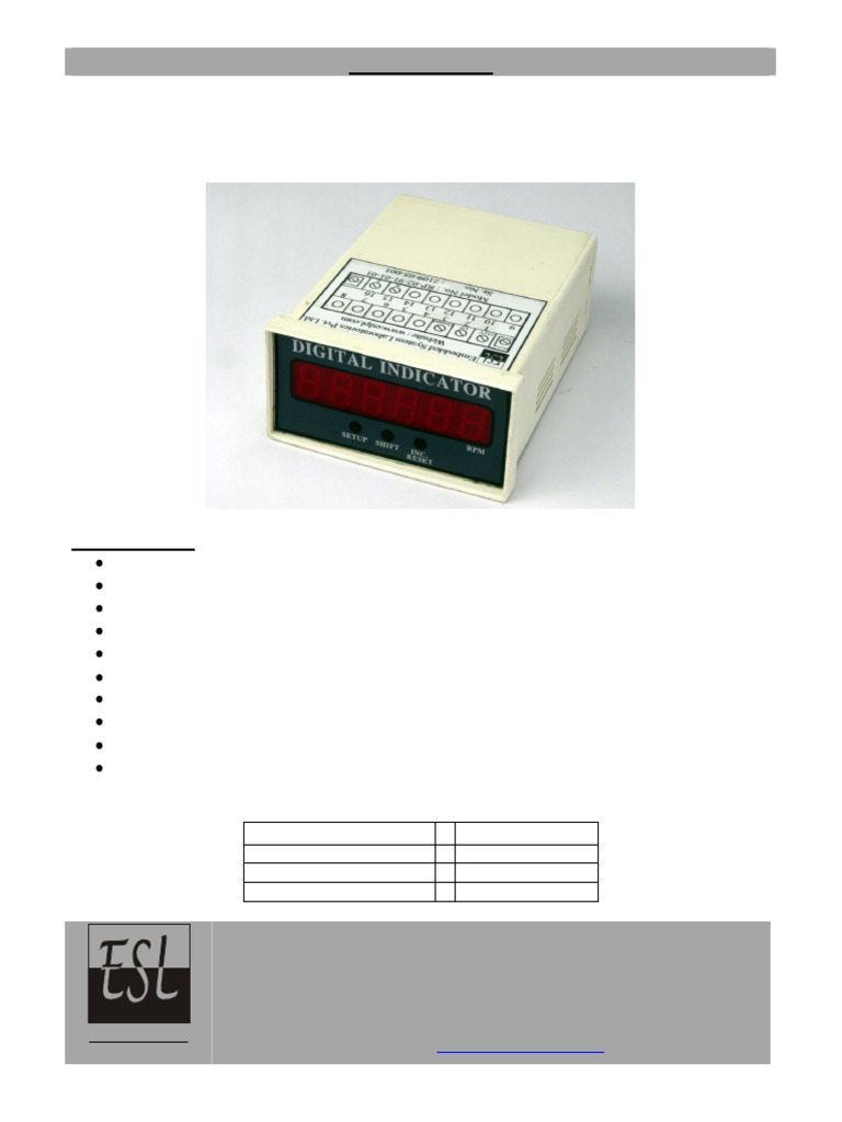 RPM Meter | PDF