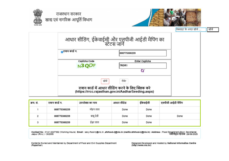 Mohan Dhanna Ration | PDF
