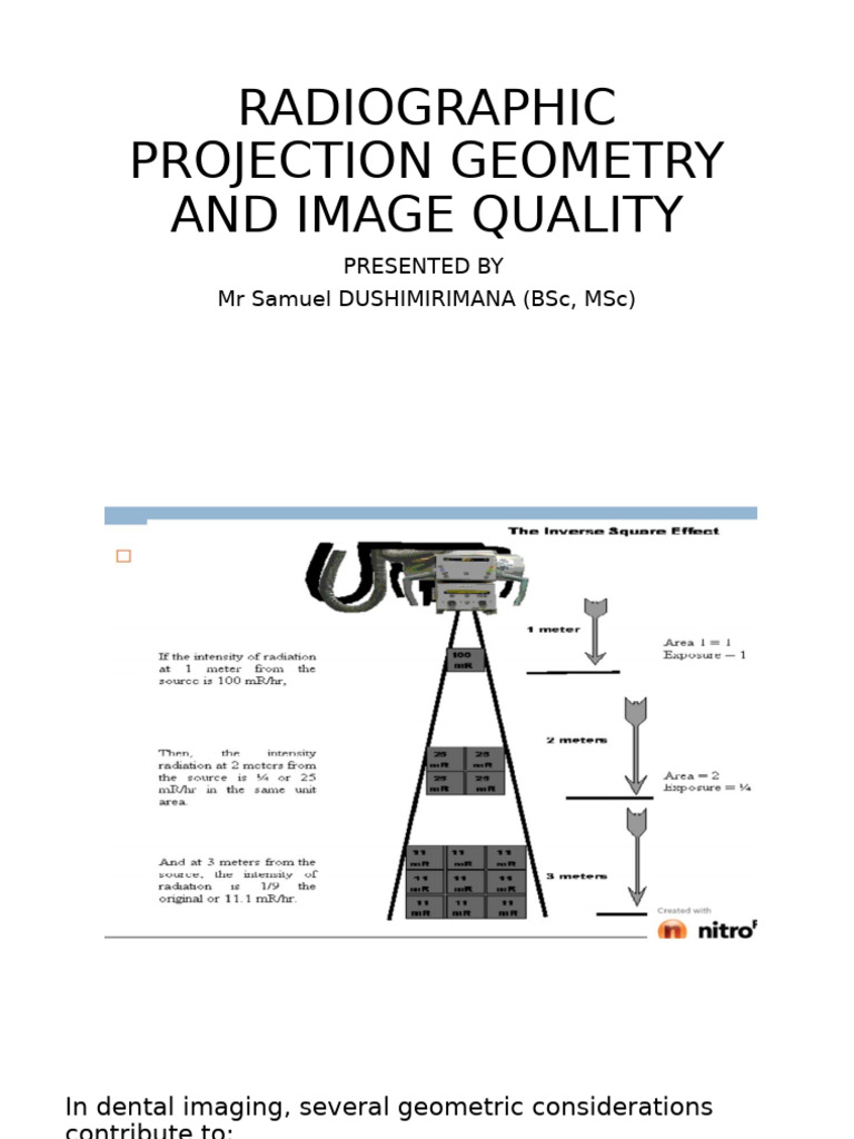Projection Geometry in Dental Radiology | PDF | Electromagnetic ...