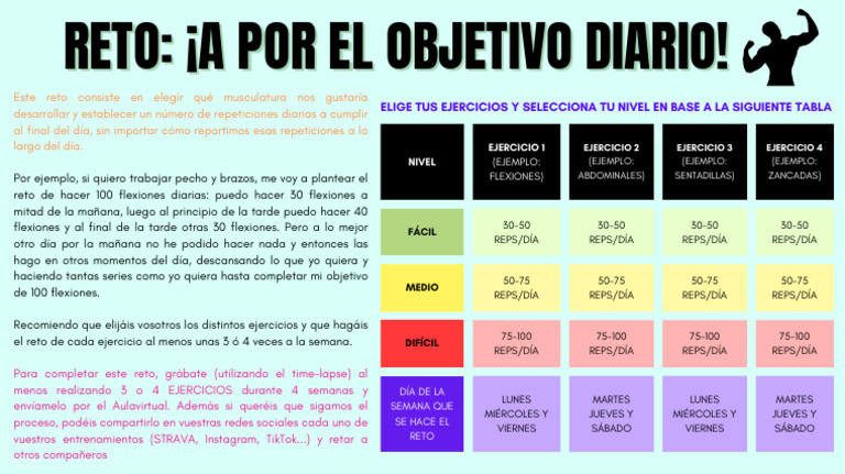 Retos Actividad Física, Habilidad y Deporte | PDF