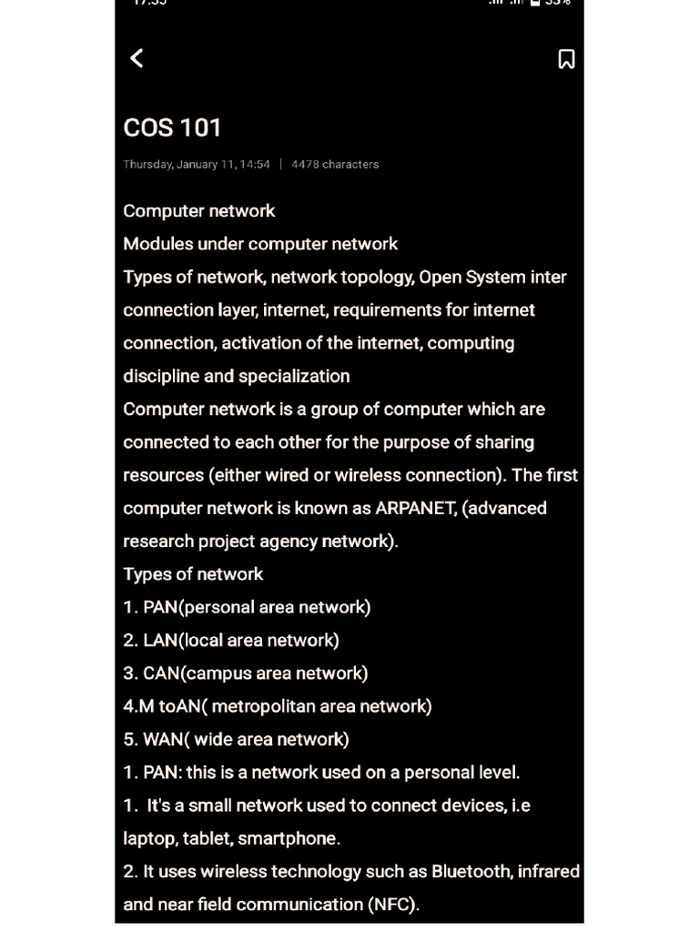 COS 101 Module 5 | PDF