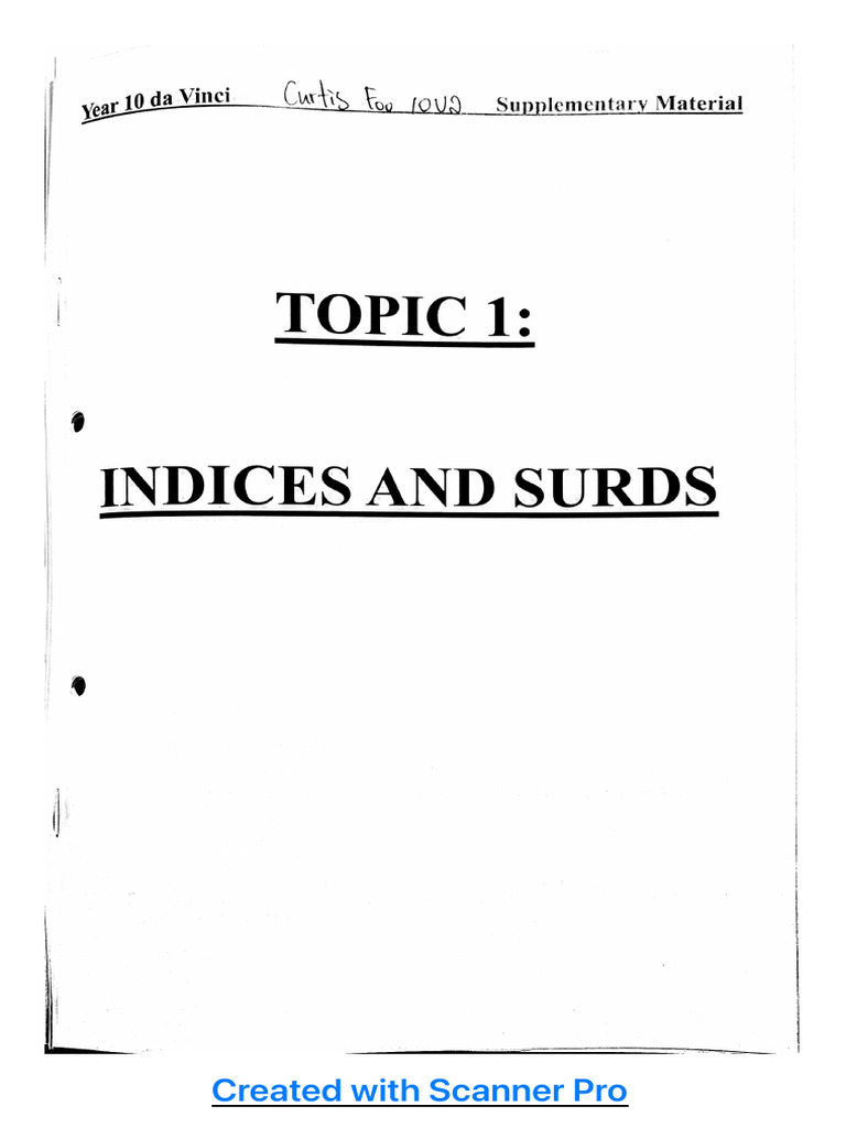 Solving the Sums Problem in Indices | PDF | Planets | Rational Number