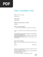 LPR Insurance Cancellation Request Form | PDF | Vehicle Insurance ...