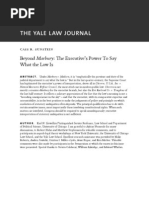 Download Cass R Sunstein - Beyond Marbury The Executives Power To Say What the Law Is by Annie Fields SN88437633 doc pdf