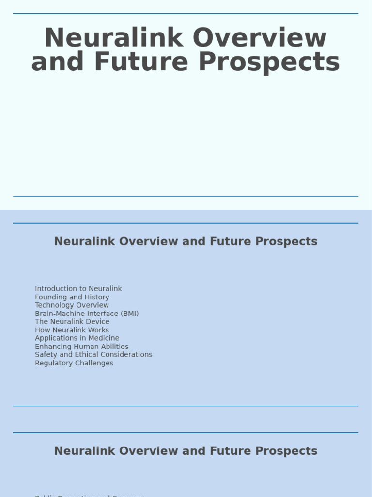 Neuralink Overview and Future Prospects | PDF | Neuroscience