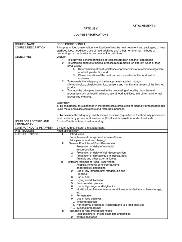 BSFT Course Specification Attachment b2 | PDF | Wellness | Science ...