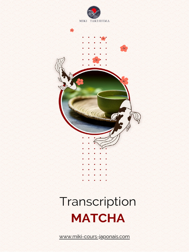 Transcription MATCHA | PDF