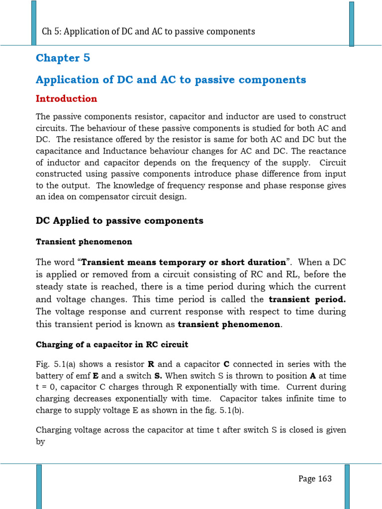 11 Electronics Chapter 5 DC AC 080513 | PDF | Capacitor | Electrical ...