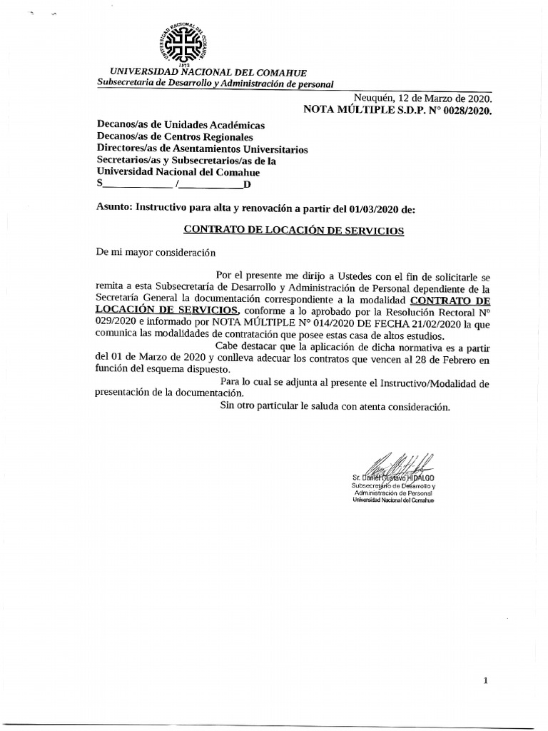 SUBSE 2020-0028 Multiple Unid Acade Instructivo Modalidad CONTRAT ...