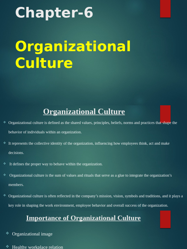 Understanding Organizational Culture | PDF