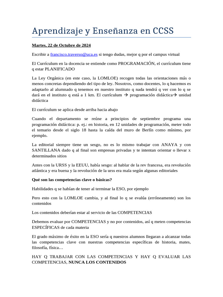 Aprendizaje y Enseñanza CCSS | PDF | Enseñando | Plan de estudios