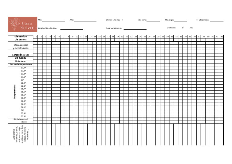 Plantilla Método Sintotérmico | PDF