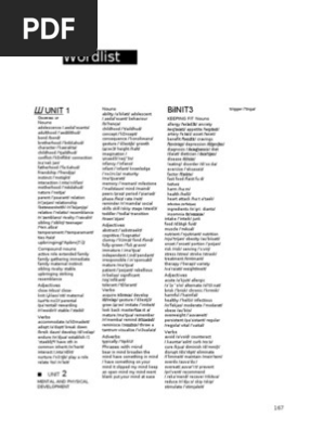 Word List