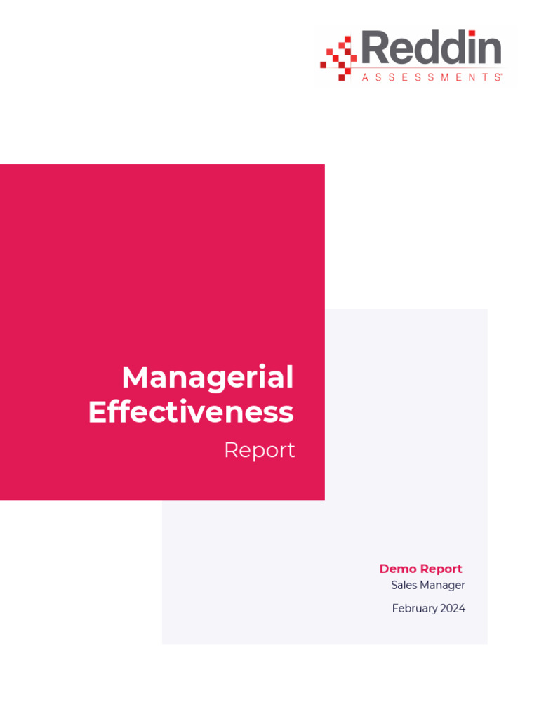 Managerial Effectiveness Report 2024 | PDF | Leadership | Creativity