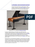 El valor histórico del piano como instrumento musical