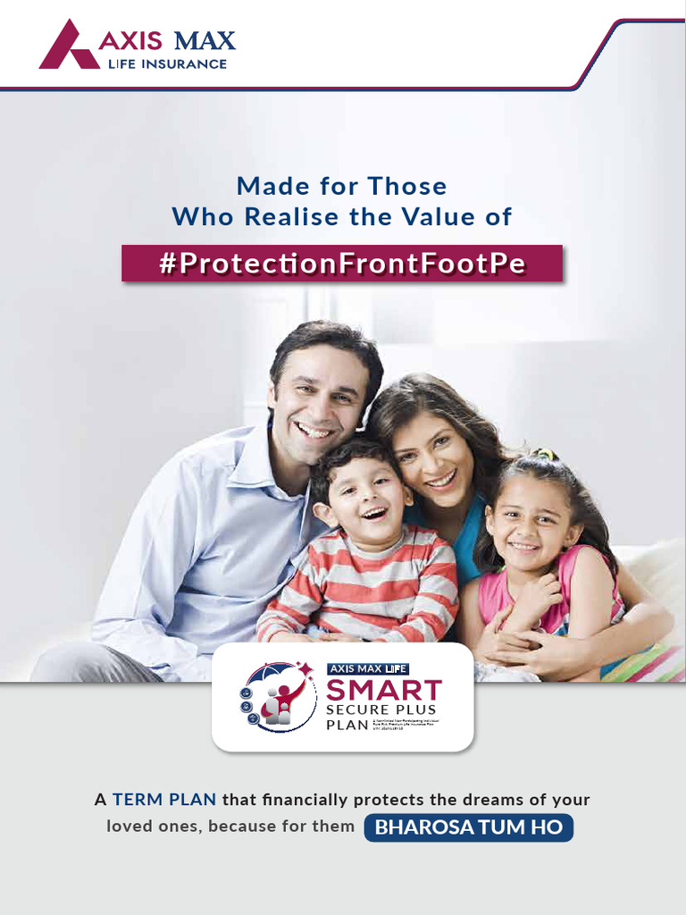 Axis Max Life Smart Secure Plus Plan | PDF | Insurance | Life Insurance