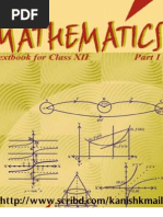 Download NCERT Mathematic Class XII Book - Part I by Kainshk Gupta SN88441256 doc pdf