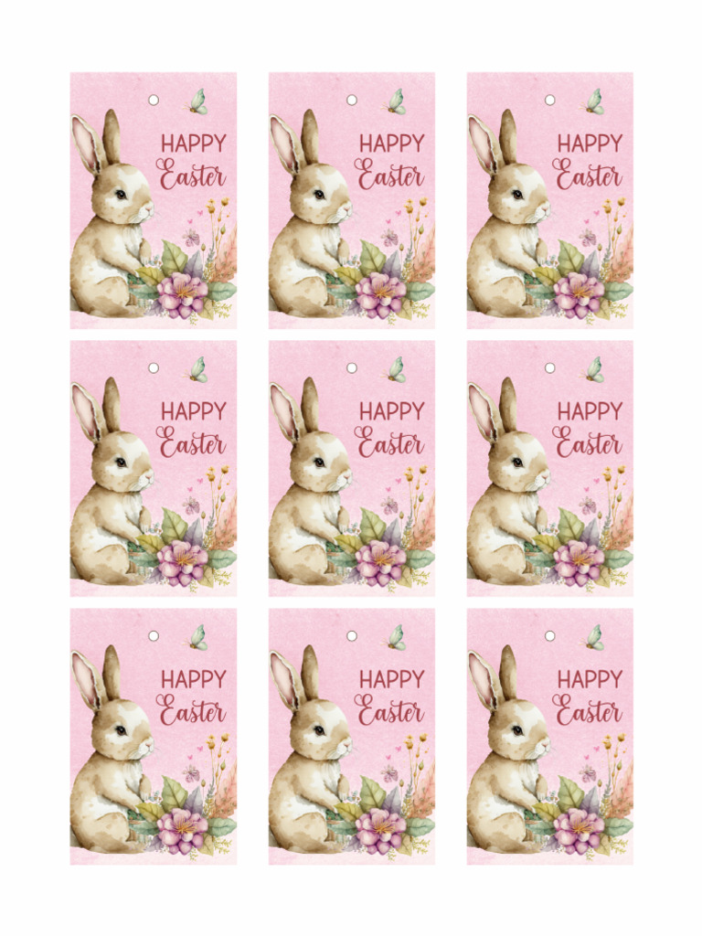 Easter Tags Printables (2) PDF