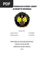Download Paper Penerapan Kebijakan Green Economy Di Indonesia by Agil_Ndut_1236 SN88442195 doc pdf