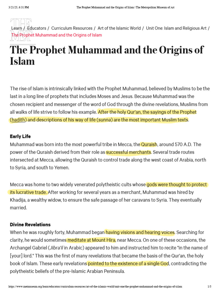 The+Five+Pillars+of+Islam+ +The+Metropolitan+Museum+of+Art-combined+ ...