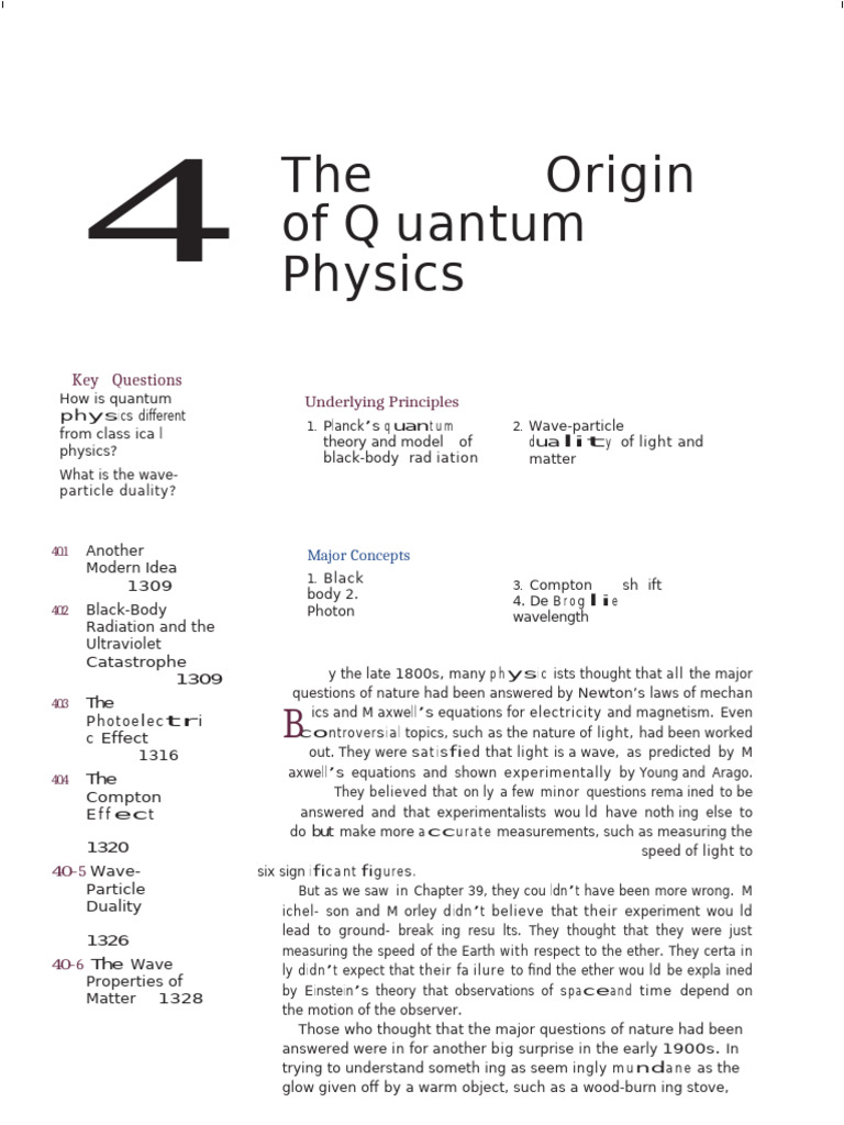 Understanding Quantum Physics Basics | PDF | Electromagnetic Radiation ...