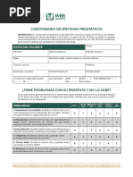 Cuestionario IPSS para síntomas prostáticos | PDF