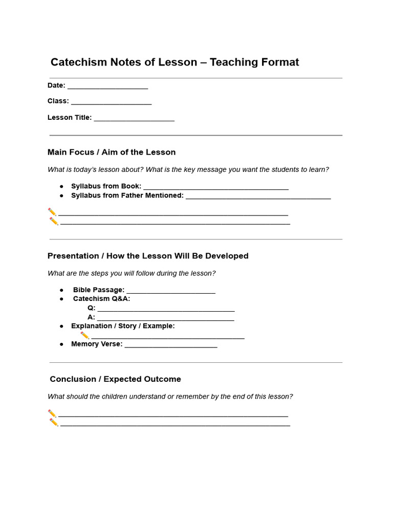 Notes of Lesson | PDF