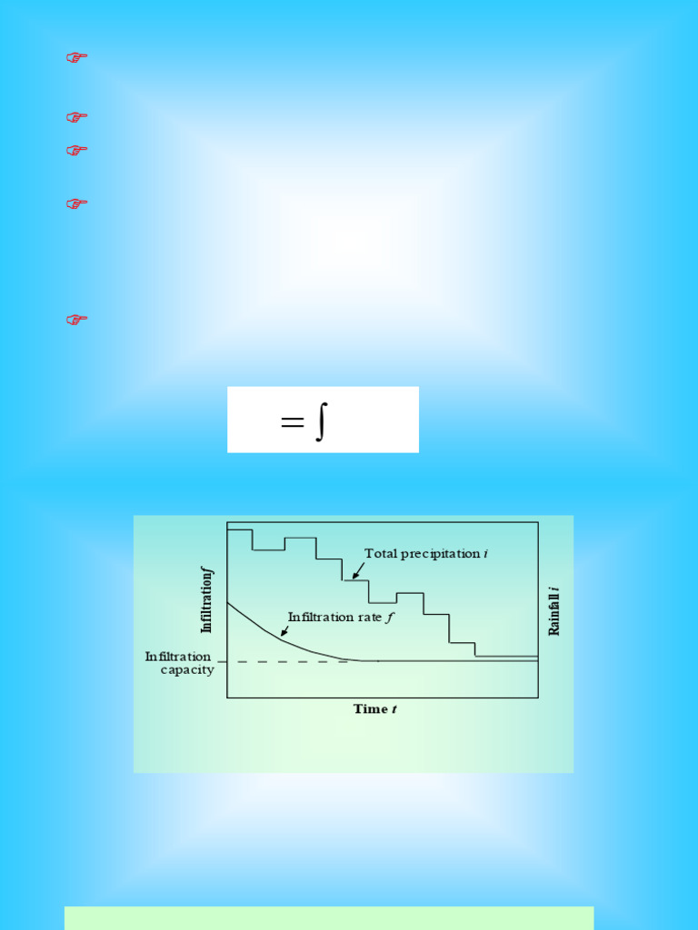 Understanding Infiltration Rates and Models | PDF | Porosity | Equations
