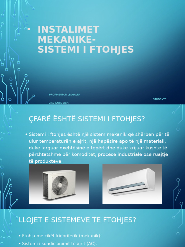 Prezantim Instalimet | PDF
